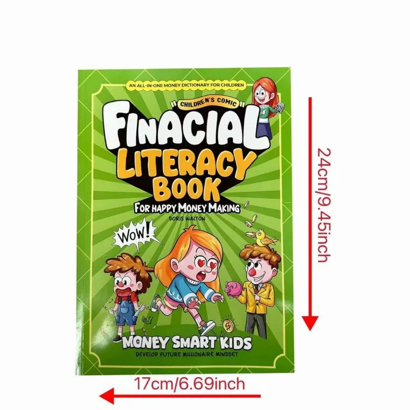 Financial Literacy Book for Kids – Money Dictionary Comic, Paperback