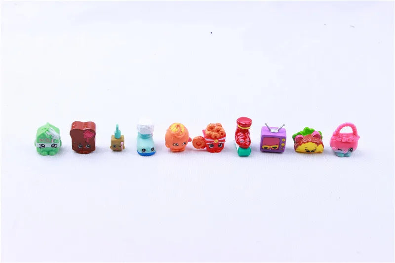 50-Piece Mini Furniture & Food Miniature Figures – Pretend Play Dollhouse Accessories Set