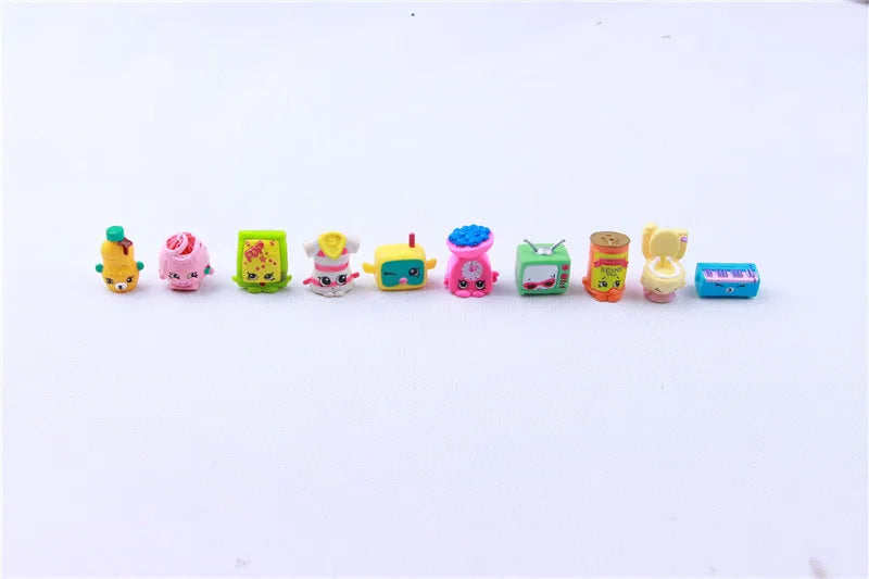 50-Piece Mini Furniture & Food Miniature Figures – Pretend Play Dollhouse Accessories Set