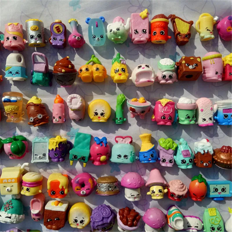 50-Piece Mini Furniture & Food Miniature Figures – Pretend Play Dollhouse Accessories Set