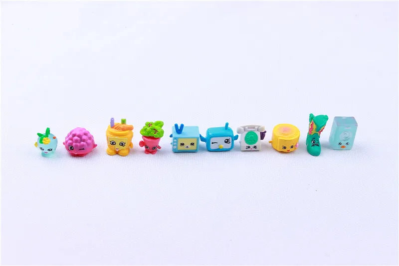 50-Piece Mini Furniture & Food Miniature Figures – Pretend Play Dollhouse Accessories Set