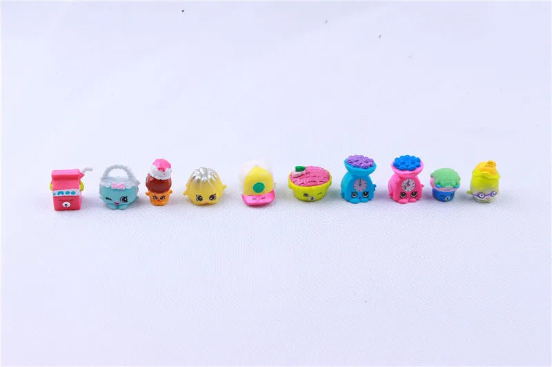 50-Piece Mini Furniture & Food Miniature Figures – Pretend Play Dollhouse Accessories Set