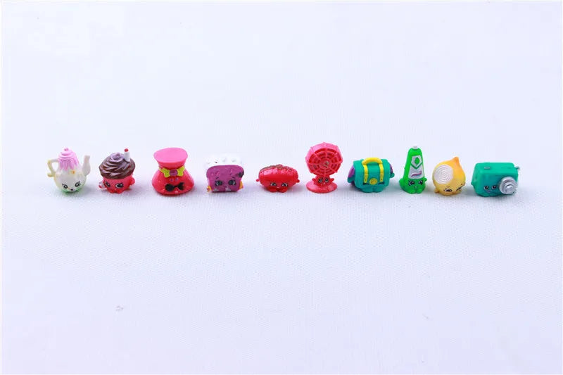 50-Piece Mini Furniture & Food Miniature Figures – Pretend Play Dollhouse Accessories Set