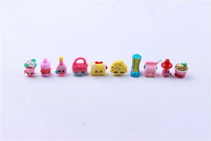 50-Piece Mini Furniture & Food Miniature Figures – Pretend Play Dollhouse Accessories Set