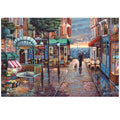75*50cm Adult 1000 Pieces Jigsaw Puzzle Romantic Town Beautiful Landscape Landmark Paintings Stress Reducing Toys