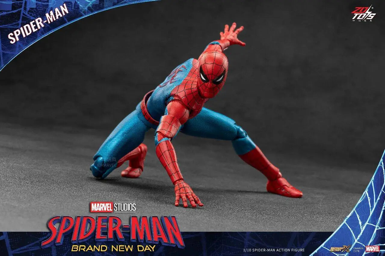 ZDTDS Original Spider Man Brand New Day PUNK SUIT Scarlet Spider 2099 ADVANCED SUIT 1/10 Marvel Action Figure Model Toy Gift
