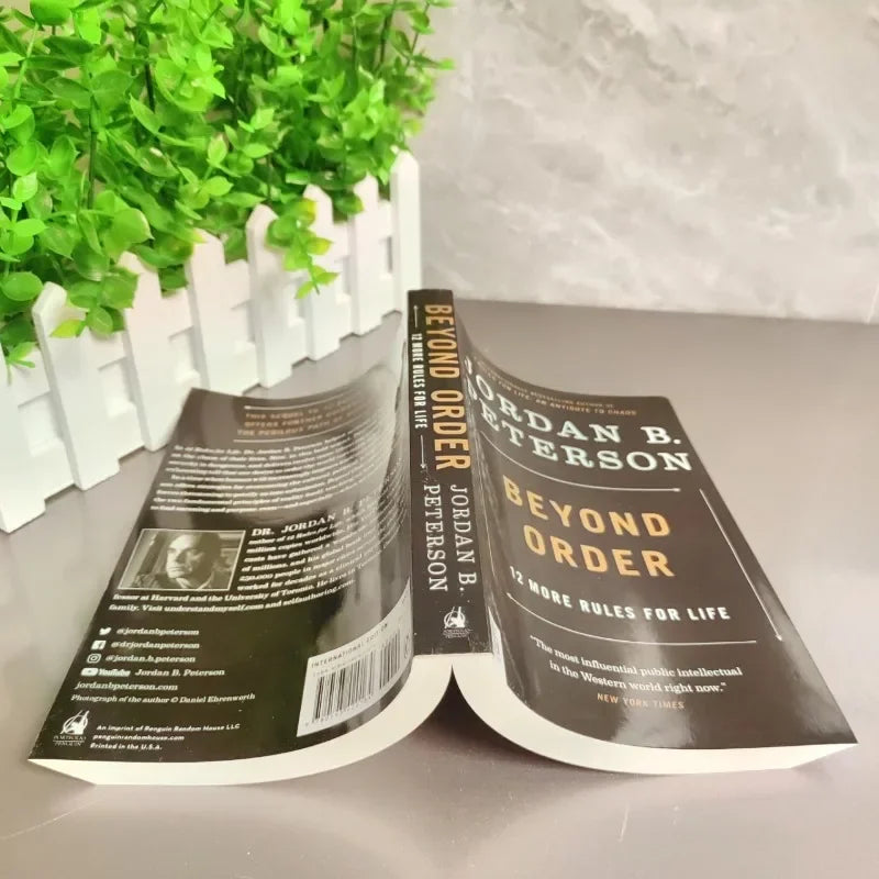 Beyond Order: 12 More Rules for Life By Jordan B. Peterson Inspirational Reading Book Original Novel