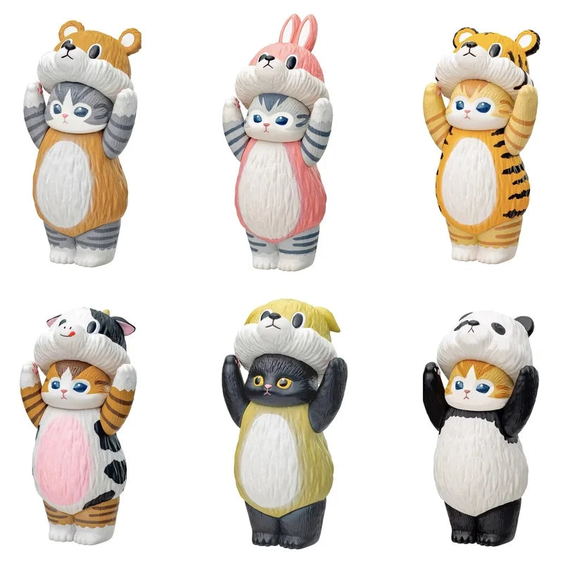 Mofusand Blind Box PVC Cat Figure Keychain Collectible
