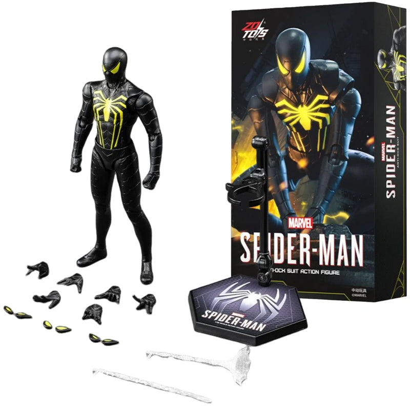 ZDTDS Original Spider Man Brand New Day PUNK SUIT Scarlet Spider 2099 ADVANCED SUIT 1/10 Marvel Action Figure Model Toy Gift