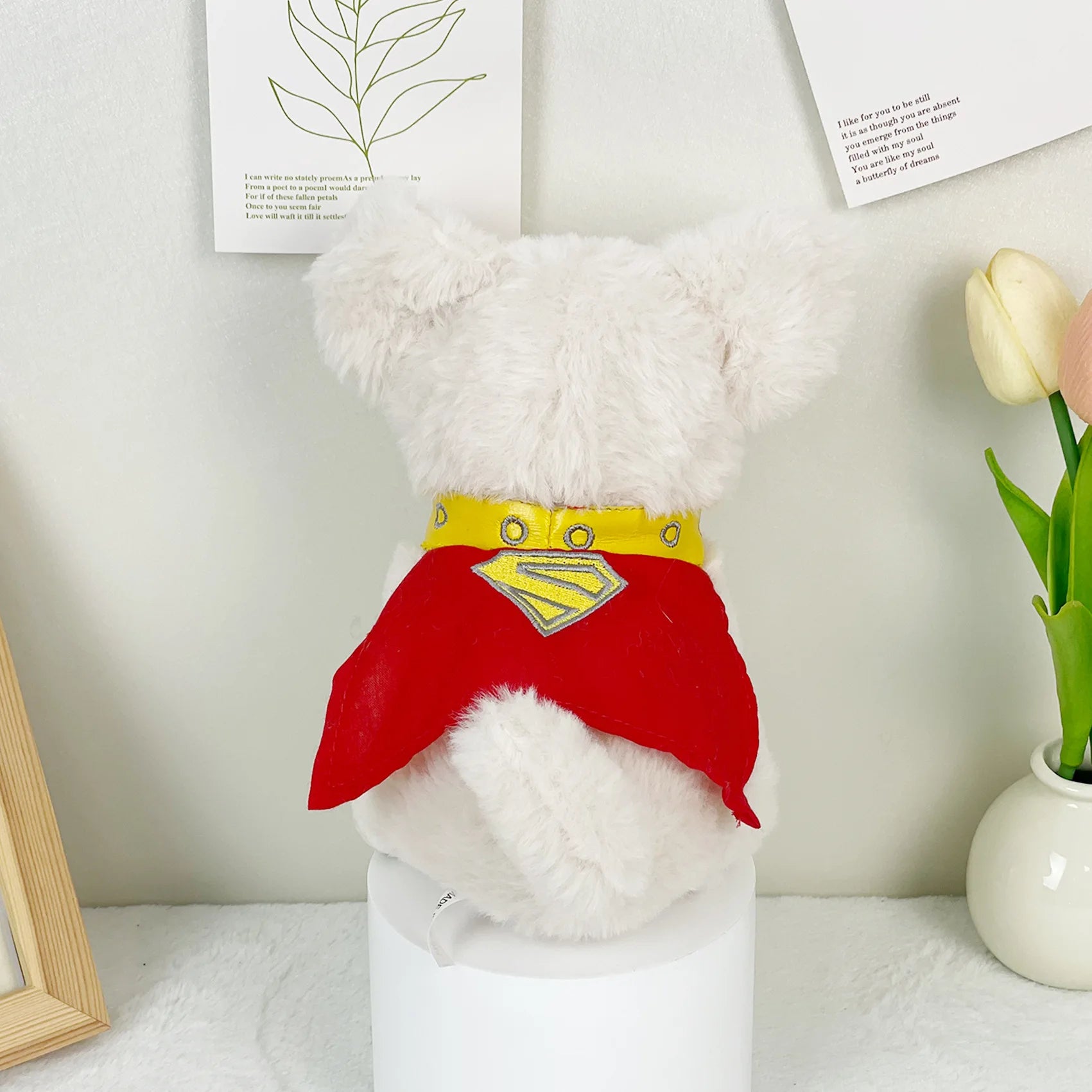 New Anime Superman and Underdog Plush Toy Superman Underdog Plush Cartoon Stuffed Animal Doll Toys Room Decor Children Gift