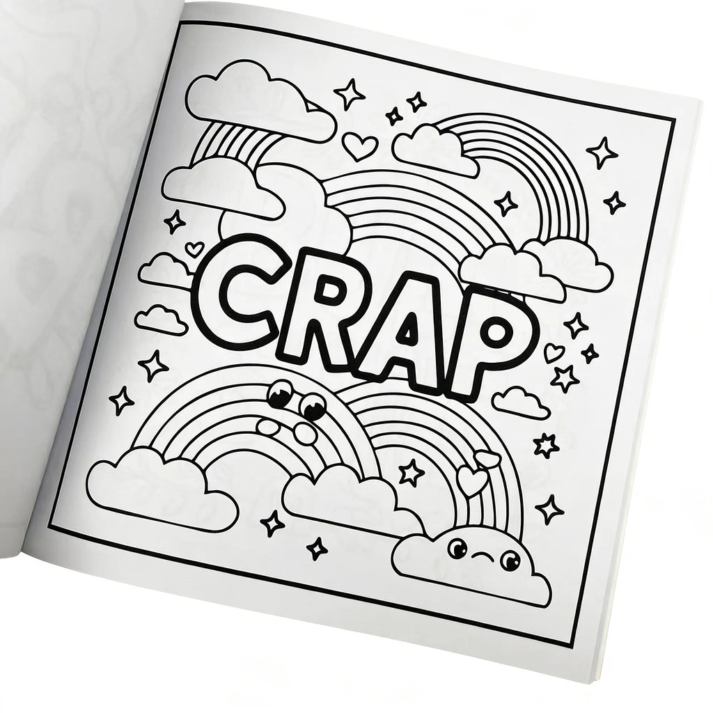 Adult Swear Word Coloring Book – Hilarious Profanity Designs for Stress Relief & Laughter