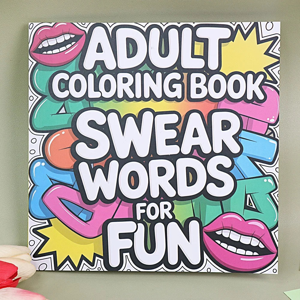 Adult Swear Word Coloring Book – Hilarious Profanity Designs for Stress Relief & Laughter
