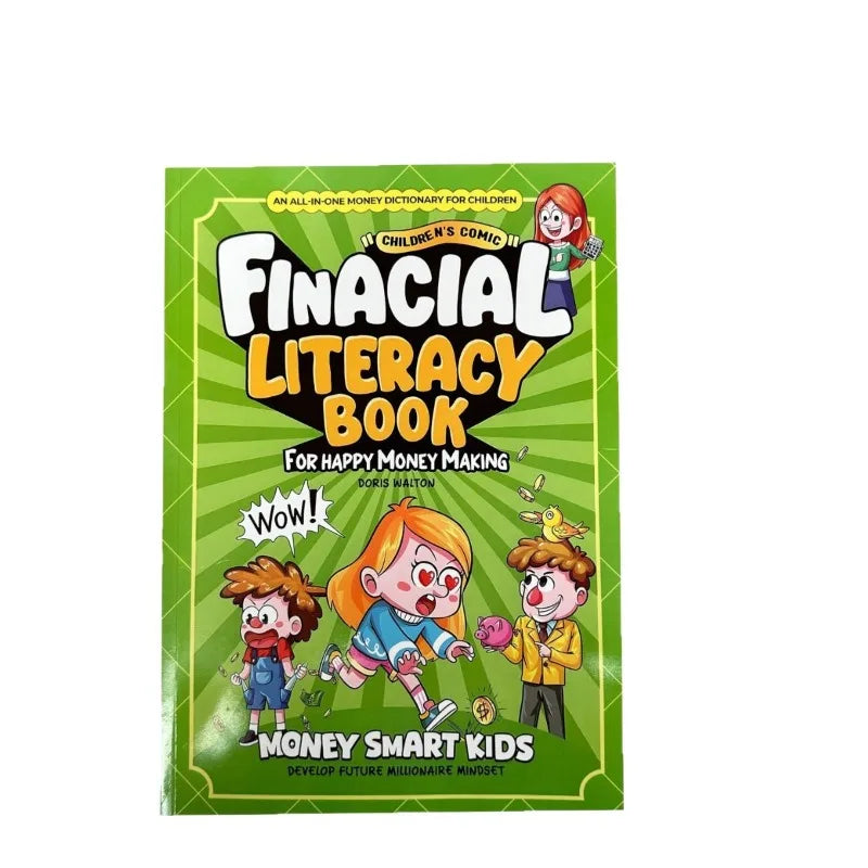 Financial Literacy Book for Kids – Money Dictionary Comic, Paperback