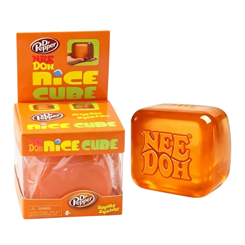 Trending Nee Doh Jellyfish & Cube Squish Toy, Soft Jelly Squeeze Stress Relief Fidget Toy, Sensory NeeDoh for Kids & Adults