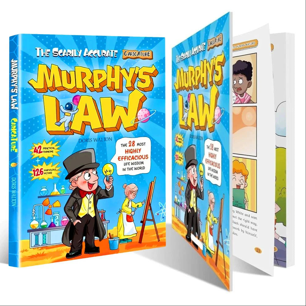 Murphy's Law Learning Book for Kids Ages 8–12 – Fun Critical Thinking & Problem-Solving Activity Book
