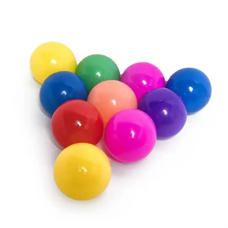 100PCS Outdoor Sport Ball Colorful Soft Water Swim Pool Ocean Wave Ball Baby Eco-Friendly Stress Air Ball Tent Toys
