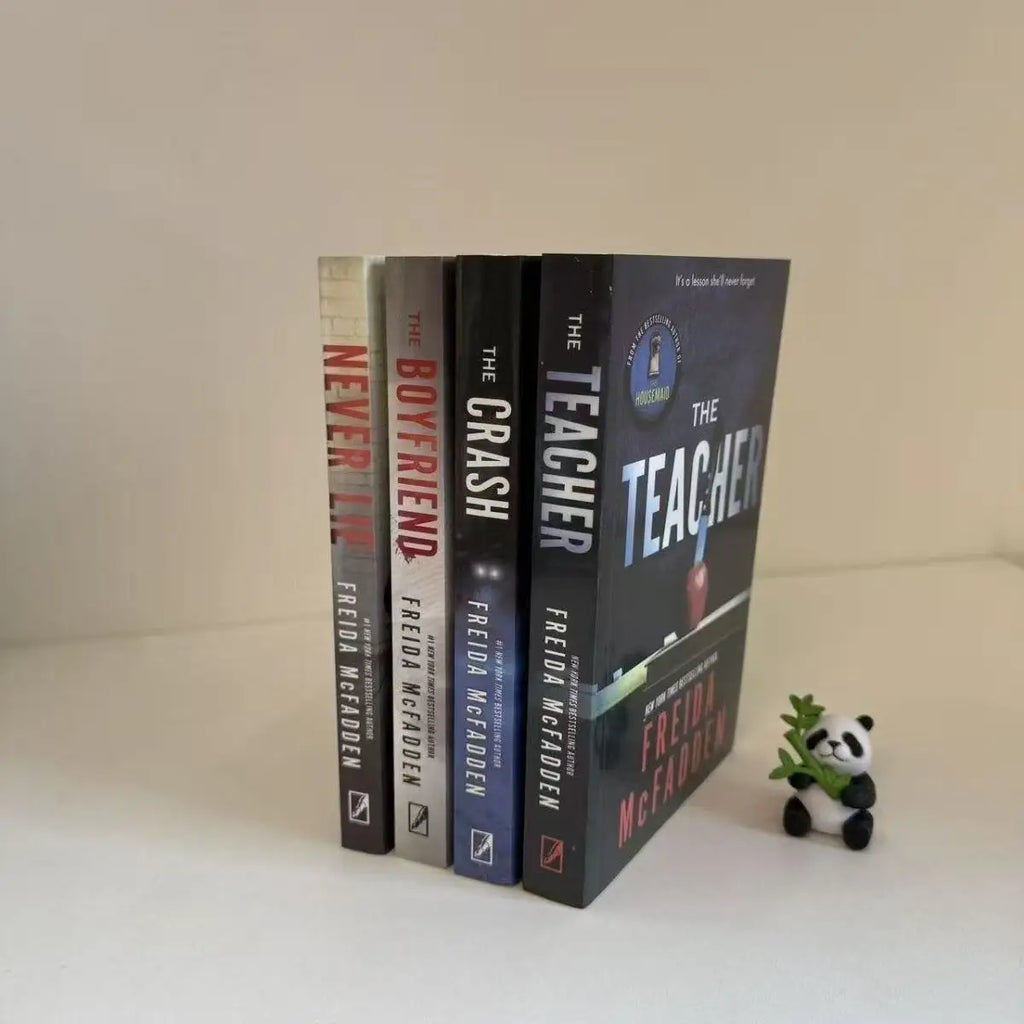 The Crash、 The Teacher、The Boyfriend、Never Lie By Freida McFadden Paperback Book in English