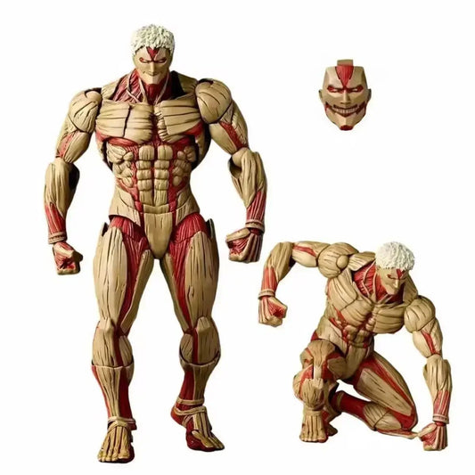 Kaiyodo Amazing Yamaguchi Eren Jaeger Ultimate Ver. - Attack on Titan Final Season Collector's Edition with Armored & Female Tit