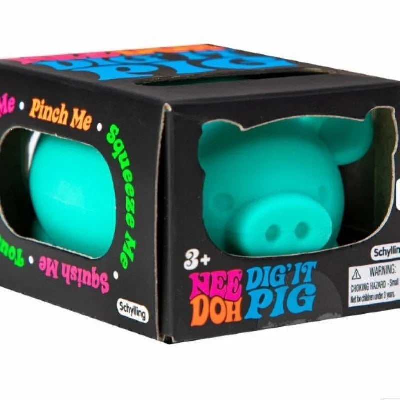 NeeDoh Dig’It Pig Squishy Fidget Toy