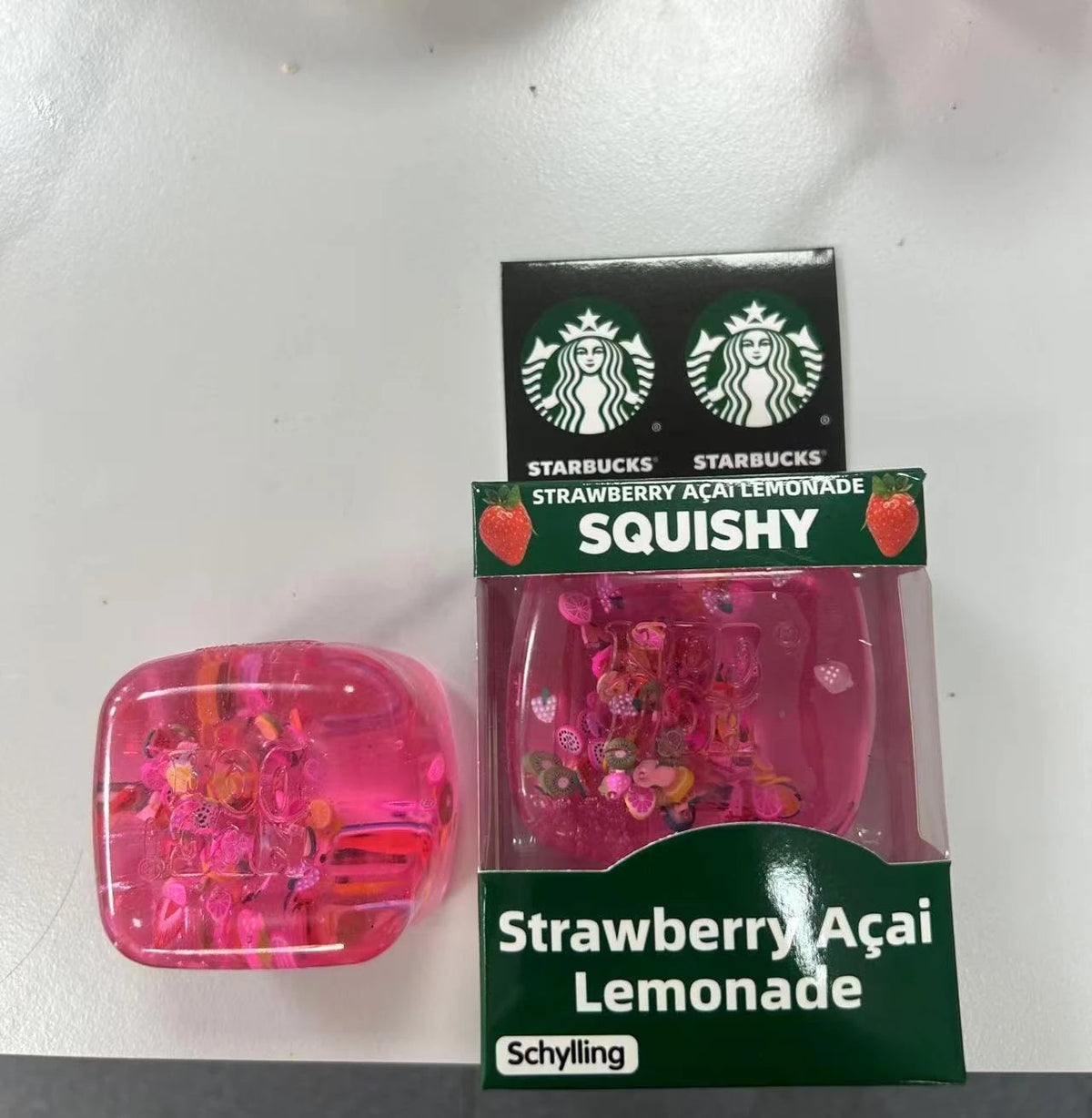 Square Squishy Squeeze-and-Stretch Fidget Toy