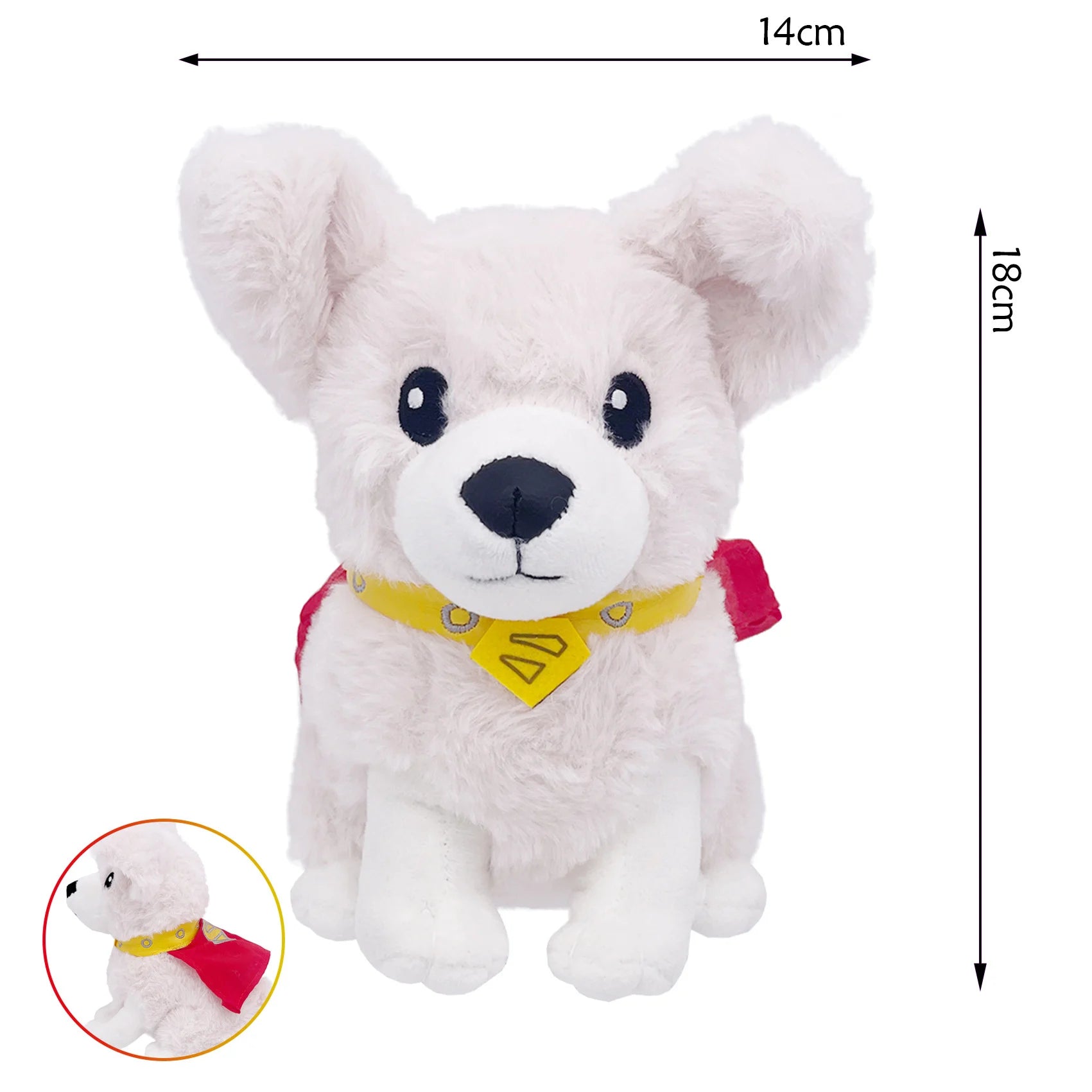 New Anime Superman and Underdog Plush Toy Superman Underdog Plush Cartoon Stuffed Animal Doll Toys Room Decor Children Gift