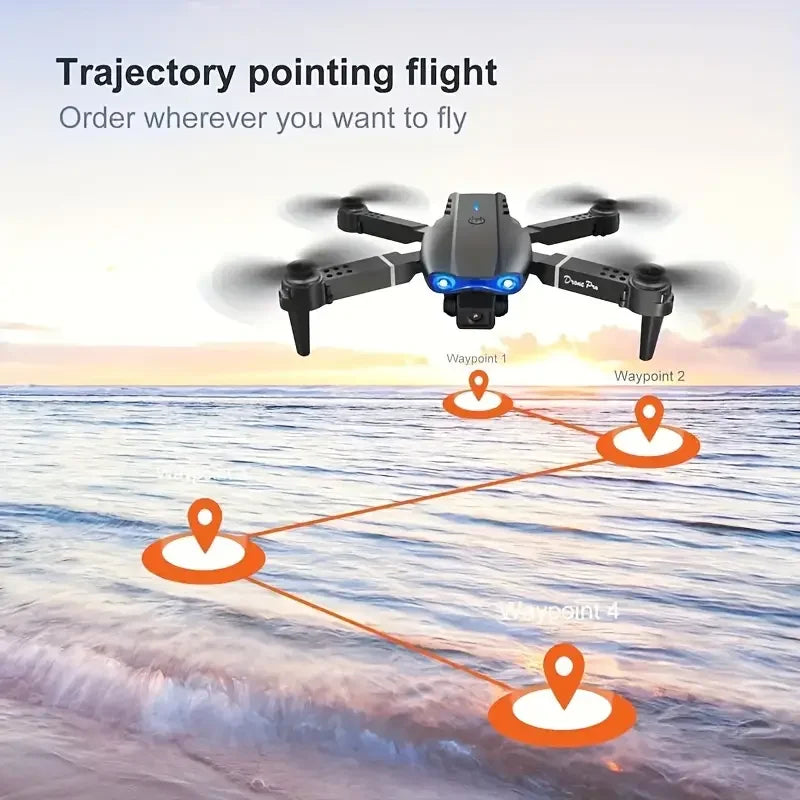 E99 Pro WiFi Drone with HD Dual Camera – Foldable RC Quadcopter for Aerial Photography