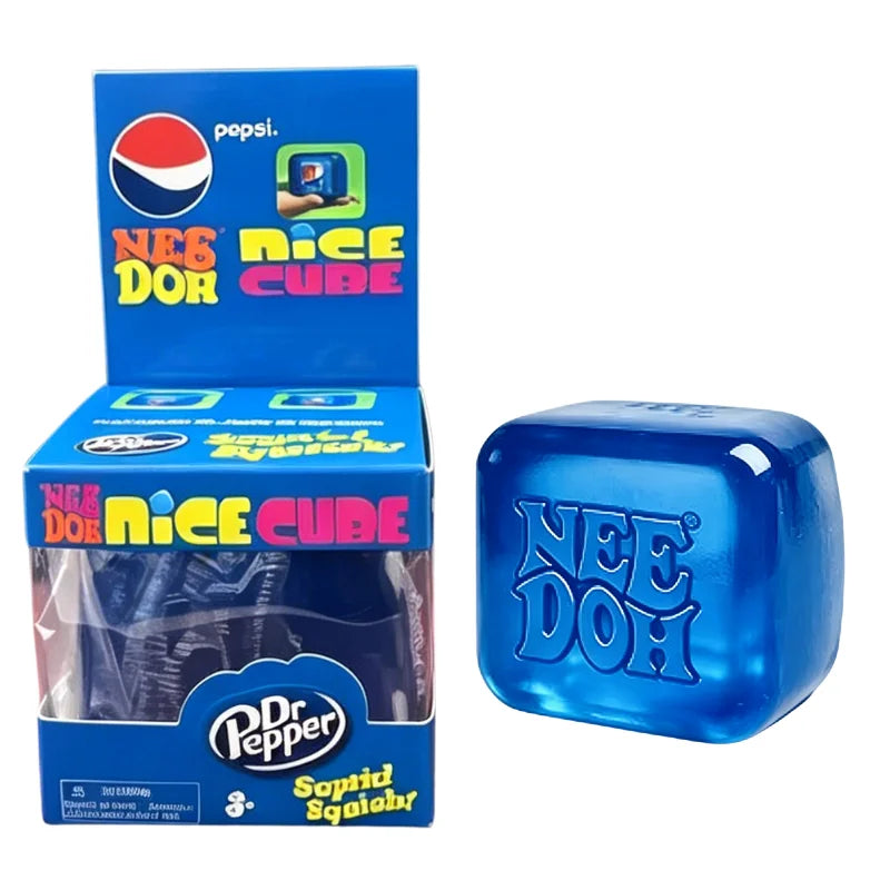 Trending Nee Doh Jellyfish & Cube Squish Toy, Soft Jelly Squeeze Stress Relief Fidget Toy, Sensory NeeDoh for Kids & Adults