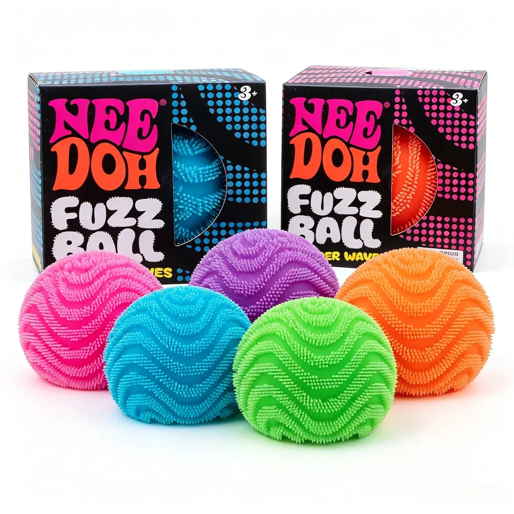 NeeDoh Fuzz Ball Wonder Waves Fidget Toy