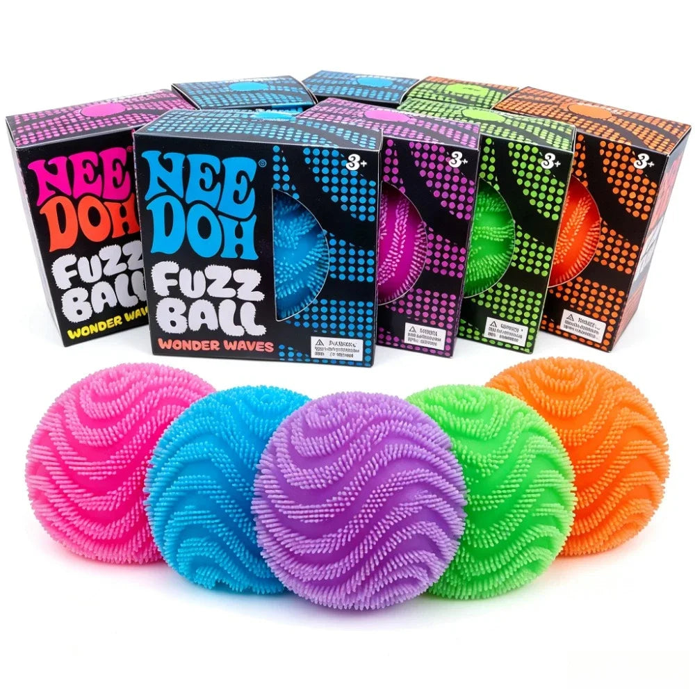 NeeDoh Fuzz Ball Wonder Waves Fidget Toy