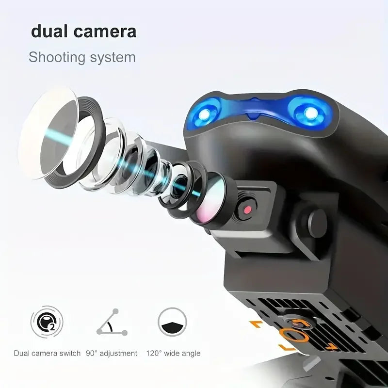 E99 Pro WiFi Drone with HD Dual Camera – Foldable RC Quadcopter for Aerial Photography
