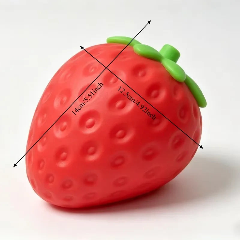 Super Jumbo Strawberry Squishy Toy Slow Rising Simulated Strawberry Antistress Anti-Anxiety Fidget Toy for Adults Friends Gifts