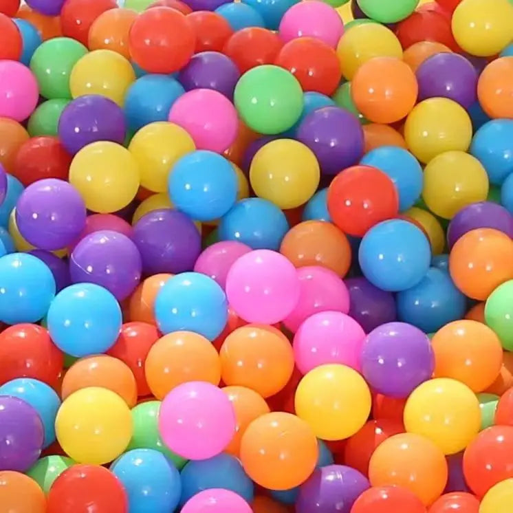 100PCS Outdoor Sport Ball Colorful Soft Water Swim Pool Ocean Wave Ball Baby Eco-Friendly Stress Air Ball Tent Toys