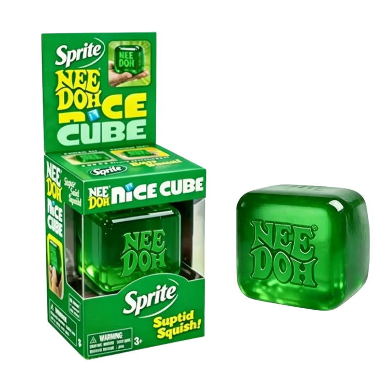 Trending Nee Doh Jellyfish & Cube Squish Toy, Soft Jelly Squeeze Stress Relief Fidget Toy, Sensory NeeDoh for Kids & Adults