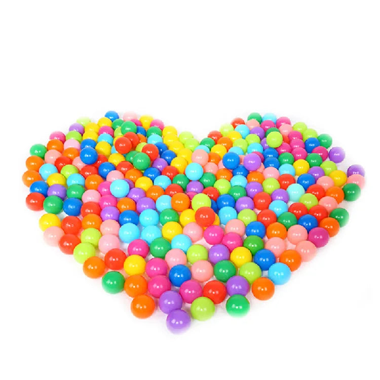 100PCS Outdoor Sport Ball Colorful Soft Water Swim Pool Ocean Wave Ball Baby Eco-Friendly Stress Air Ball Tent Toys