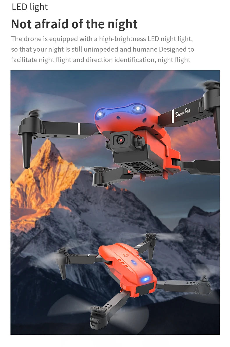 E99 Pro WiFi Drone with HD Dual Camera – Foldable RC Quadcopter for Aerial Photography