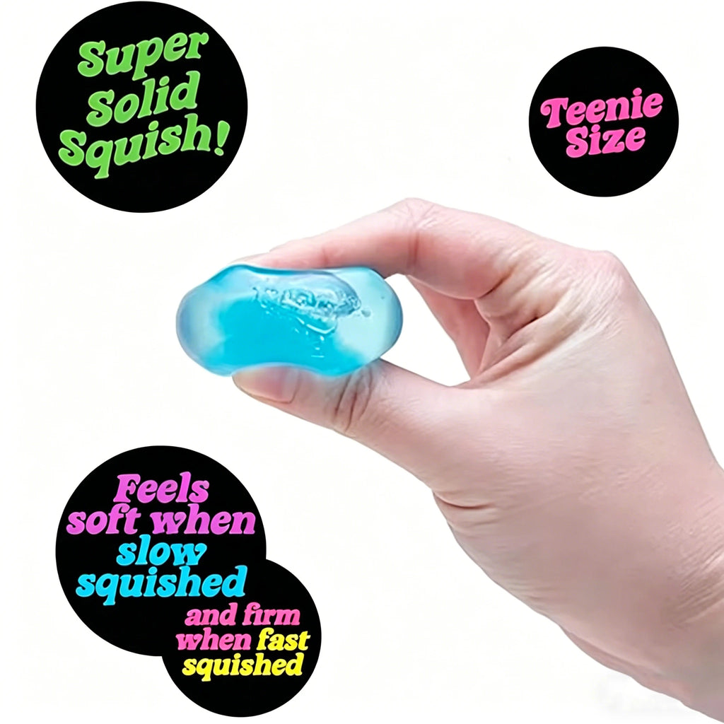 Trending Nee Doh Jellyfish & Cube Squish Toy, Soft Jelly Squeeze Stress Relief Fidget Toy, Sensory NeeDoh for Kids & Adults