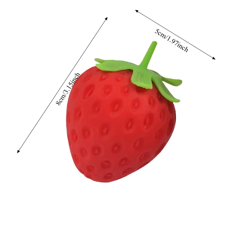 Super Jumbo Strawberry Squishy Toy Slow Rising Simulated Strawberry Antistress Anti-Anxiety Fidget Toy for Adults Friends Gifts