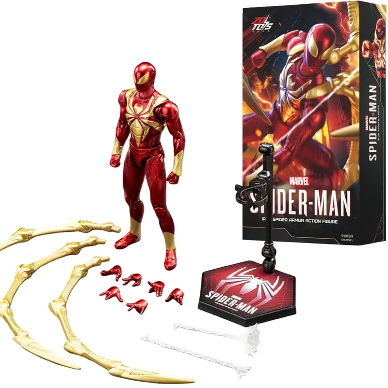 ZDTDS Original Spider Man Brand New Day PUNK SUIT Scarlet Spider 2099 ADVANCED SUIT 1/10 Marvel Action Figure Model Toy Gift