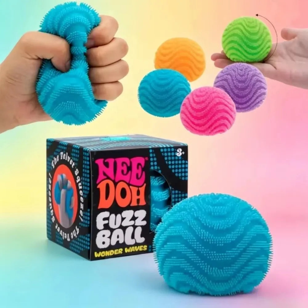 NeeDoh Fuzz Ball Wonder Waves Fidget Toy
