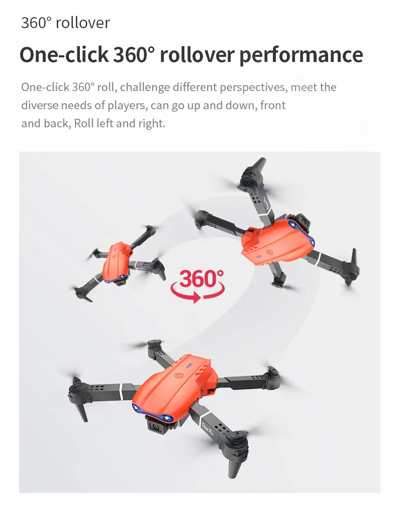 E99 Pro WiFi Drone with HD Dual Camera – Foldable RC Quadcopter for Aerial Photography